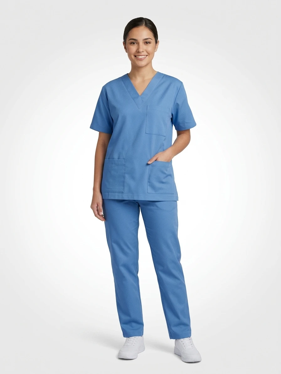 Scrub Gola V Azul Celeste